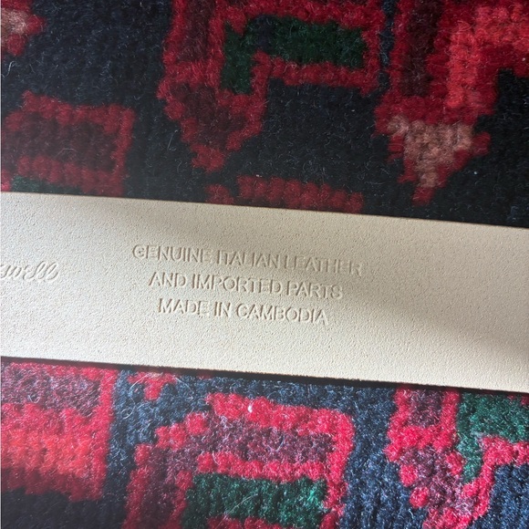 Madewell Tan Leather Belt Size Medium - Picture 9 of 9